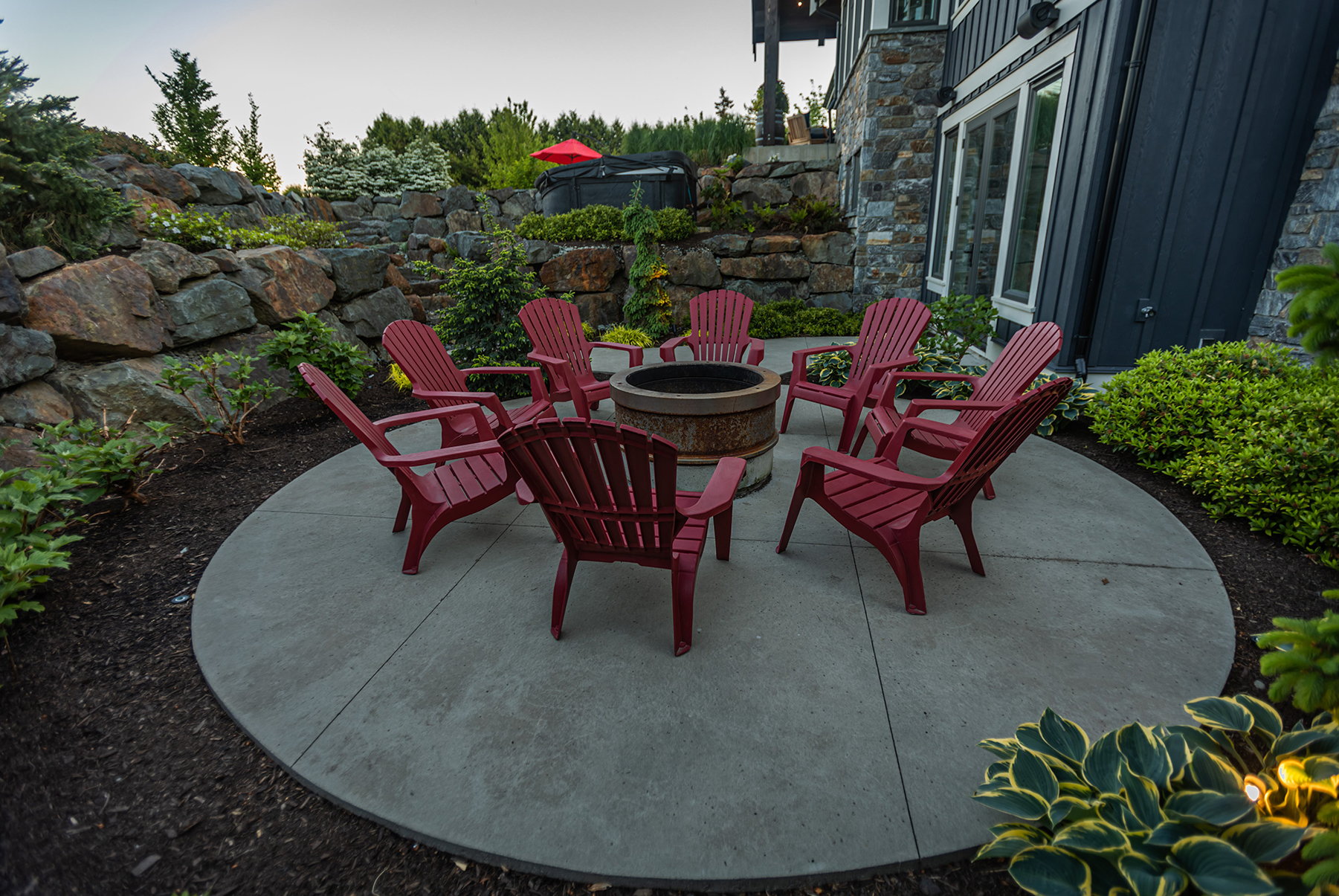 Landscape construction services in Langley