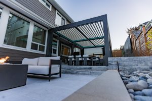an old unusable backyard transformed into an outdoor living space